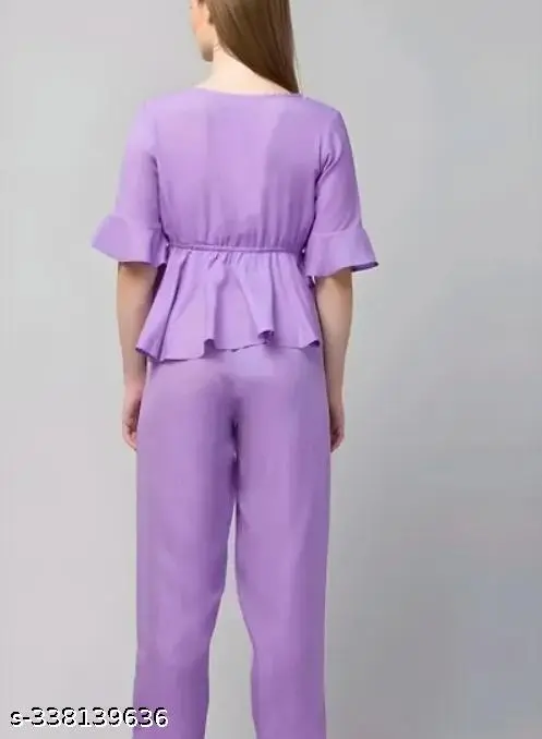 Glamorous Beautiful Top With Pocket Palazzo for kids - Image 4