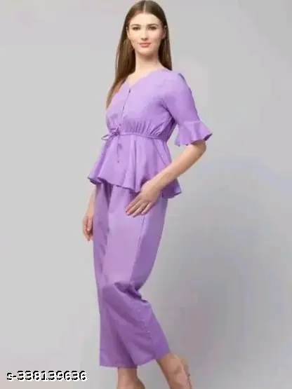 Glamorous Beautiful Top With Pocket Palazzo for kids - Image 3