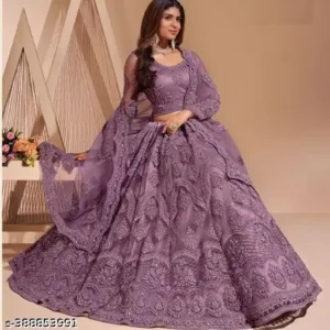 Embroidered Ethnic Chain Work Lehenga choli with dupptta for girl's and women's